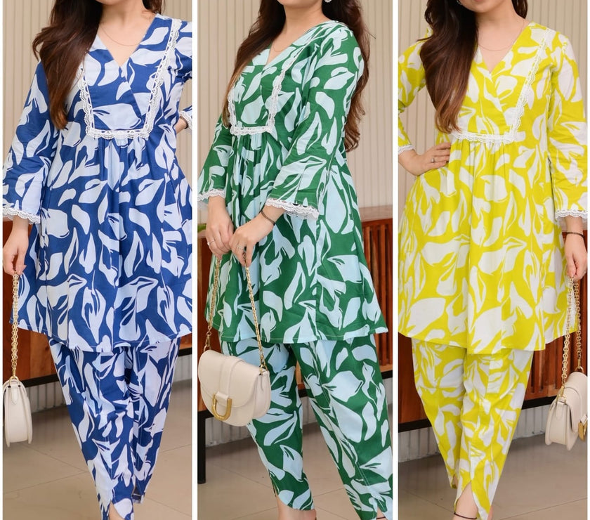 LEAFY BLISS CO-ORD SET