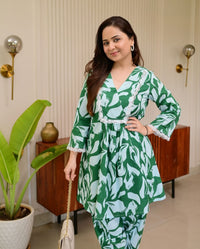 LEAFY BLISS CO-ORD SET