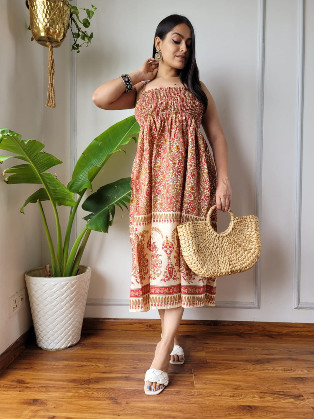 WOMEN WESTERN WRAP DRESS