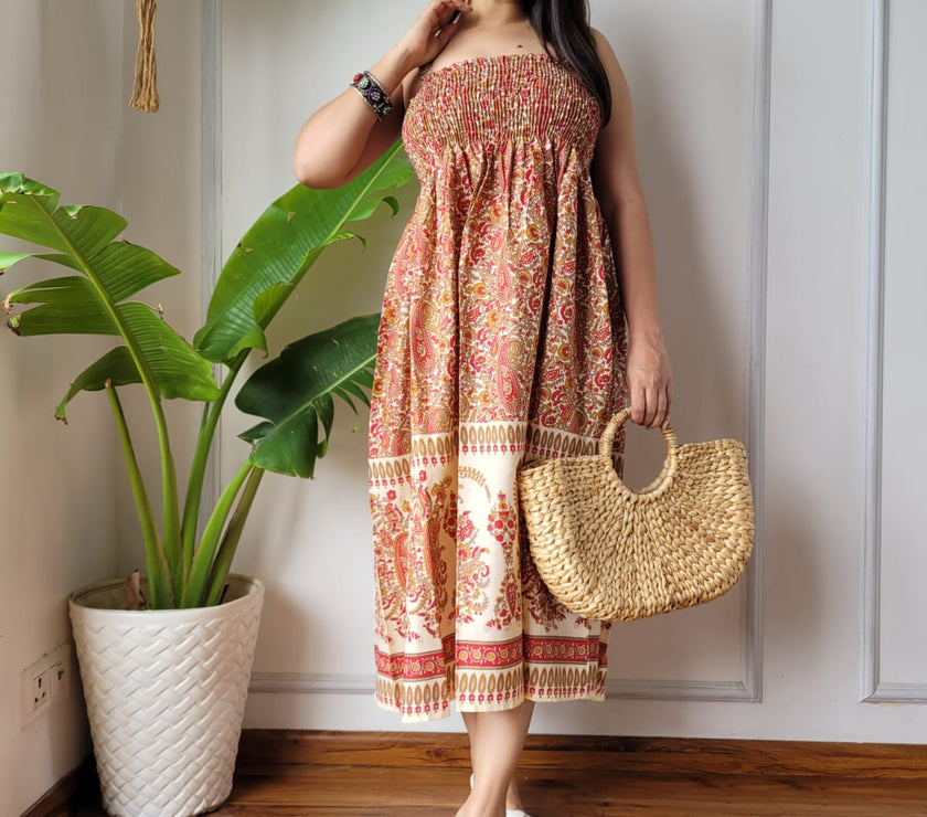WOMEN WESTERN WRAP DRESS