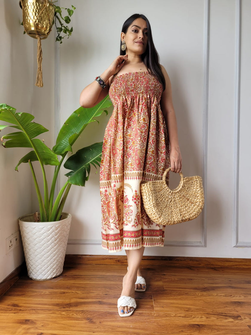 WOMEN WESTERN WRAP DRESS
