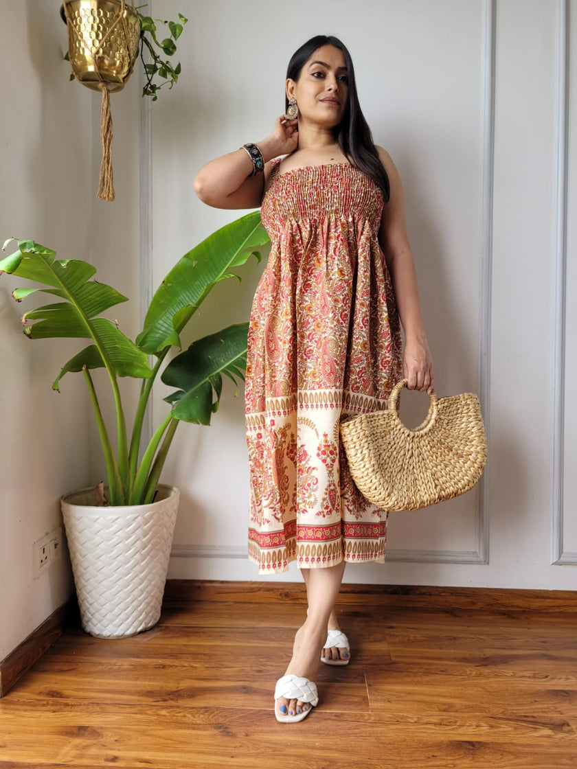 WOMEN WESTERN WRAP DRESS