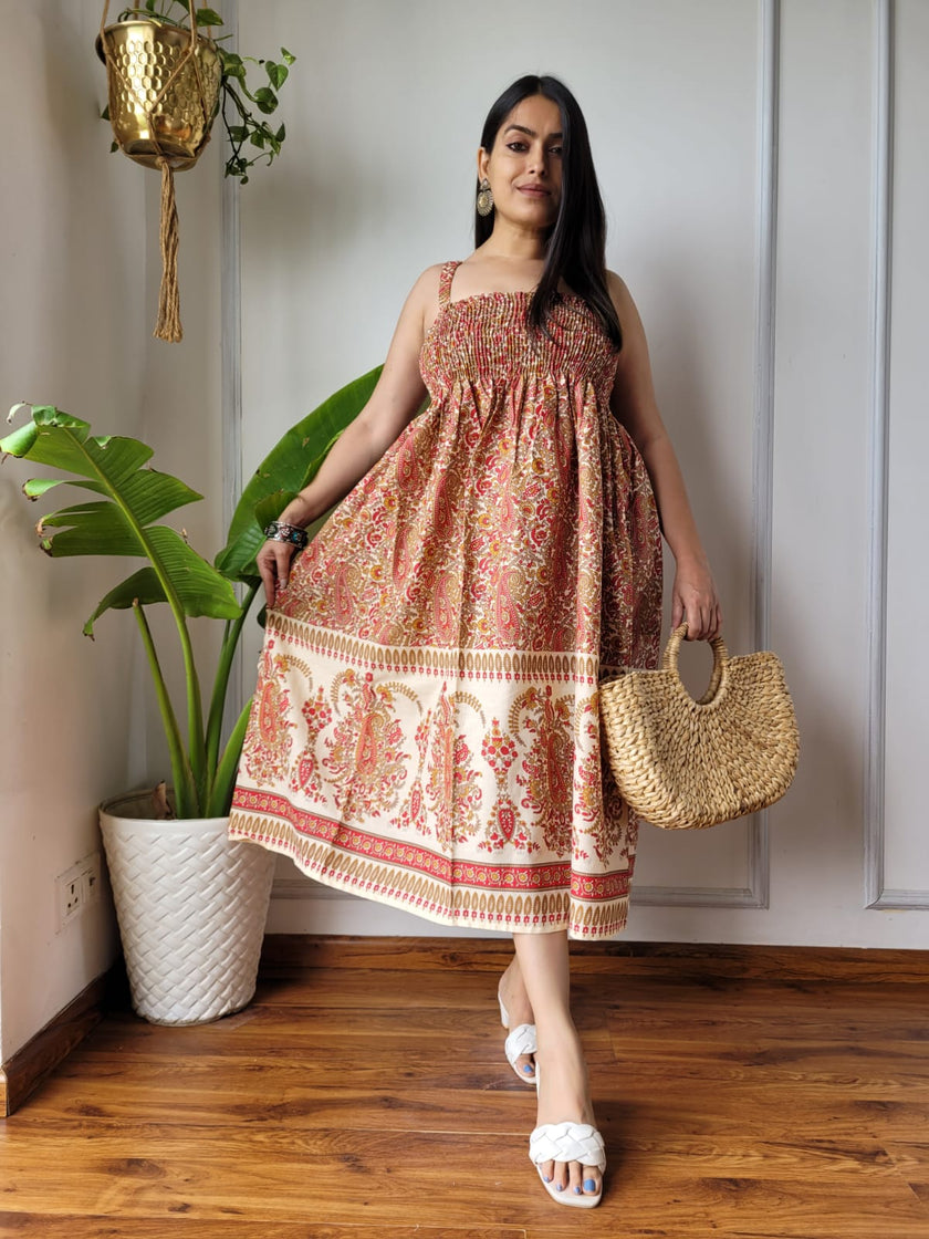 WOMEN WESTERN WRAP DRESS