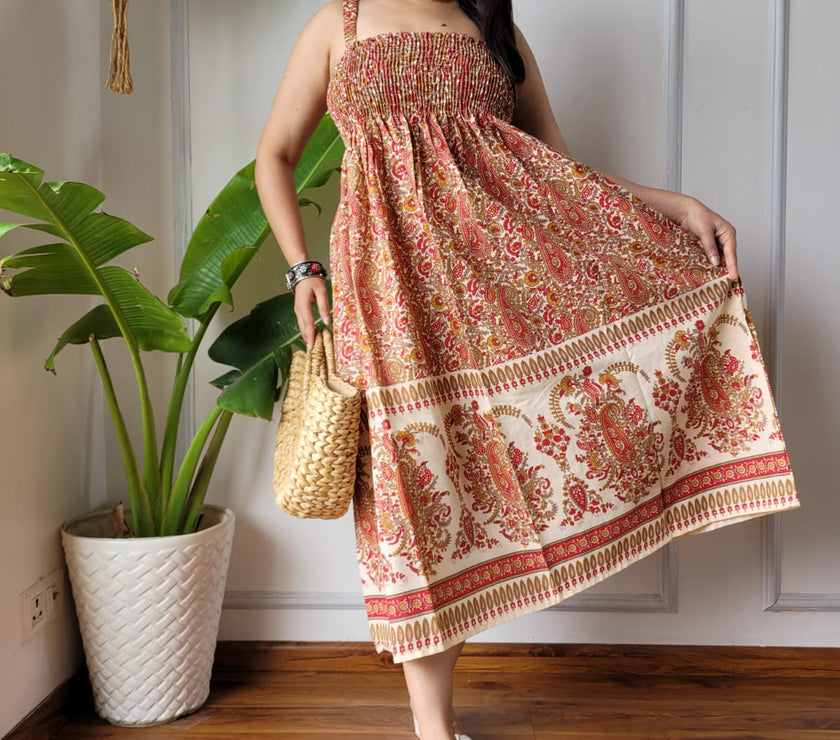 WOMEN WESTERN WRAP DRESS