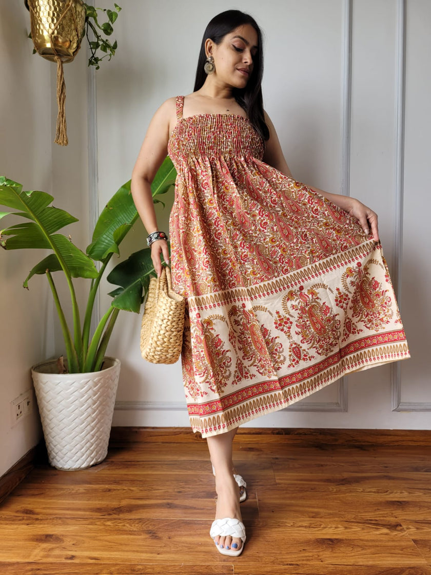 WOMEN WESTERN WRAP DRESS